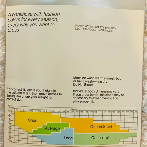 jcpenney Accessories Vintage Jcpenney Control Top Pantyhose Black
